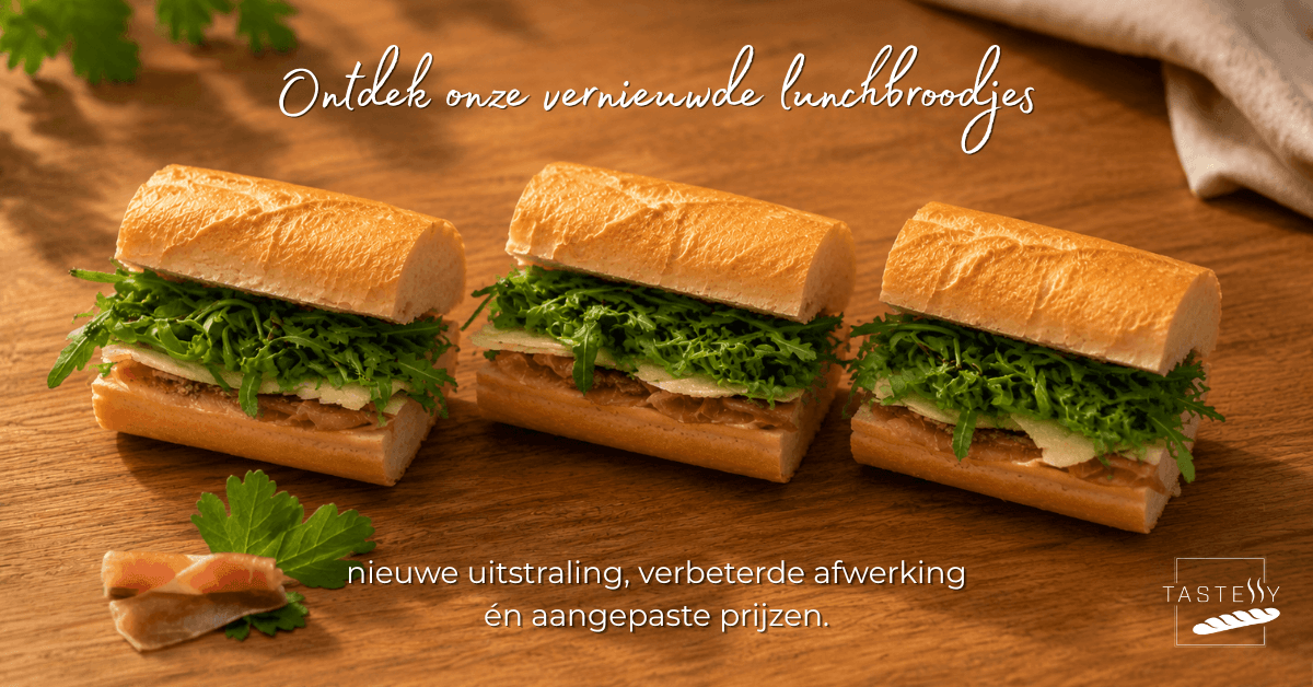Verniewde lunchbroodjes